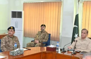 PM Shehbaz, COAS Munir visit flood-hit KP as death toll climbs past 385